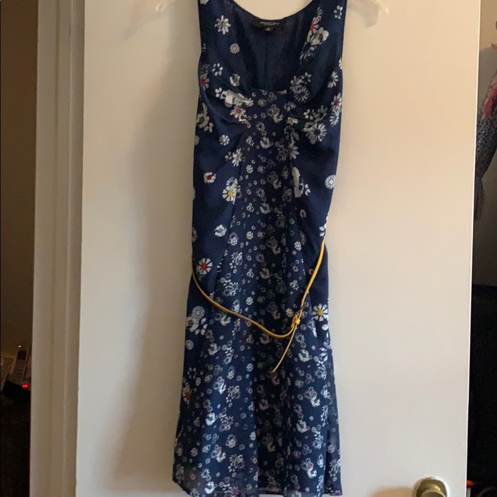 Very Flattering Navy floral dress M